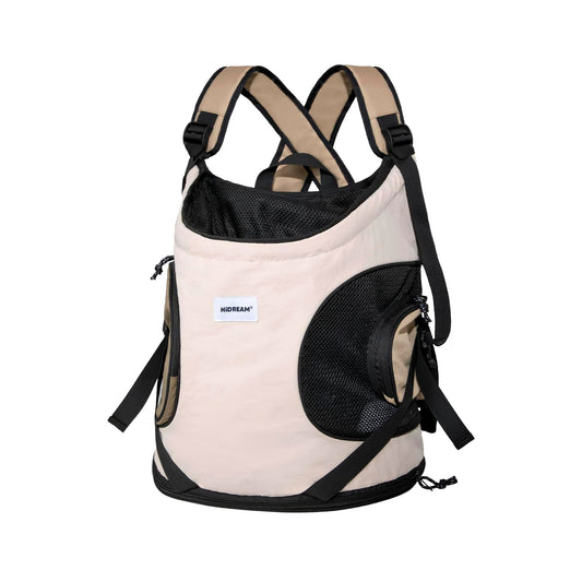 Cross Dream - Pets Carrier Front Backpack - The Dog Dreams Carriers Beige / F