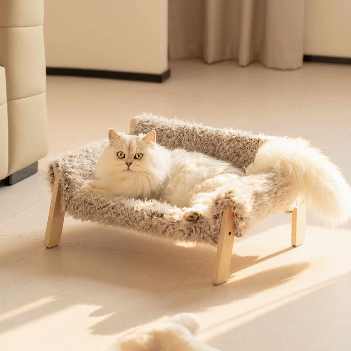 Modern Pet Bed - Light Brown