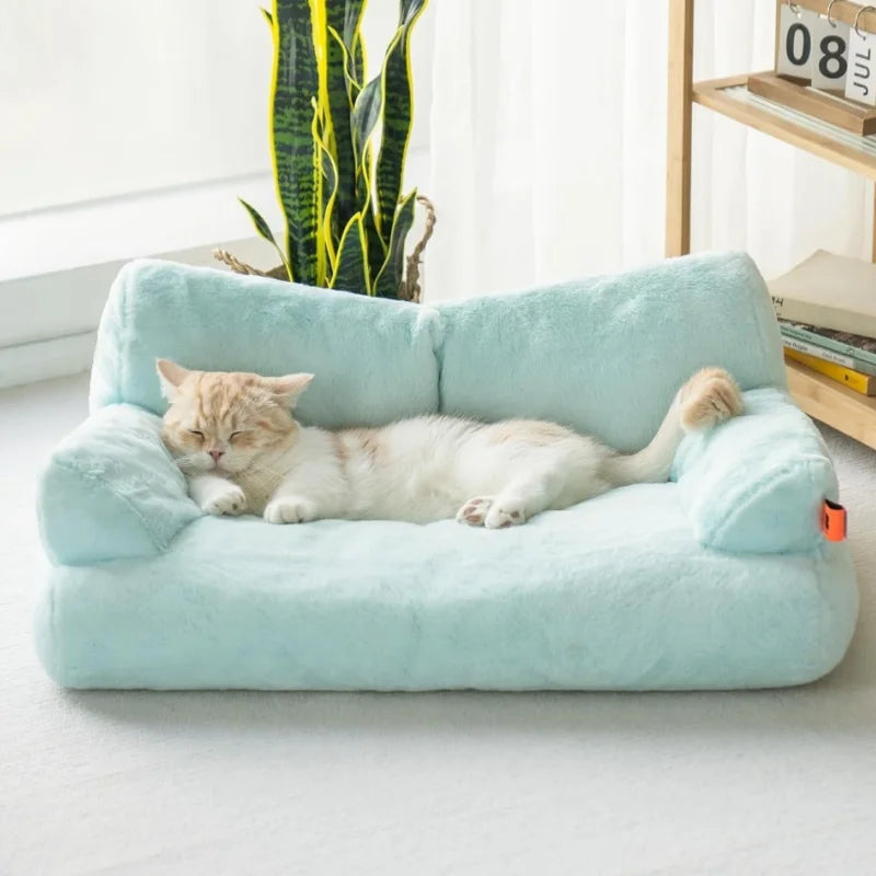 Cozy Pet Sofa - Blue